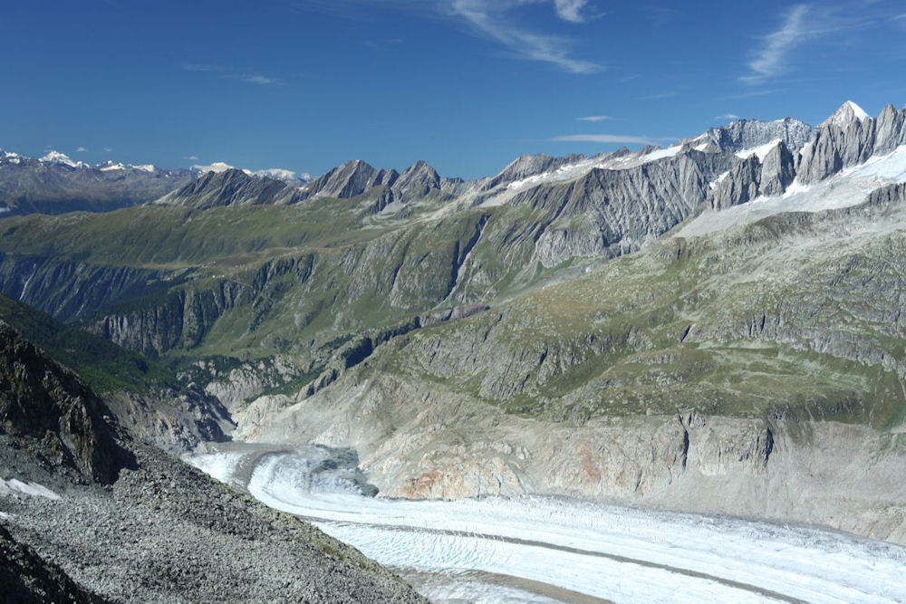 Aletschgletscher. Nesthorn